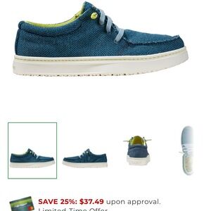 Hush Puppies Denim Blue Loafers with Light Sole